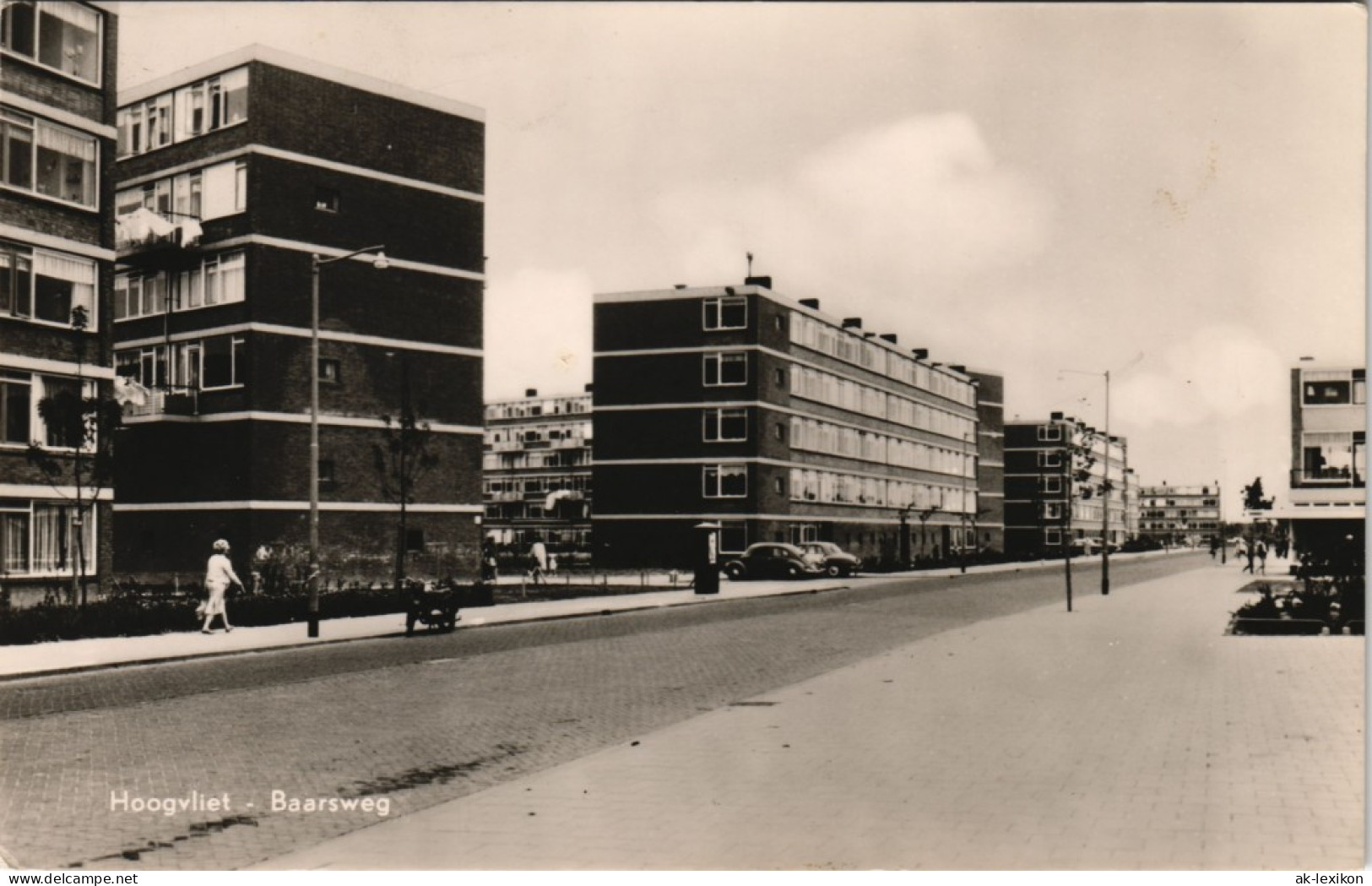 Hoogvliet-Rotterdam Rotterdam Baarsweg Hoogvliet Ortsansicht 1962 - Rotterdam