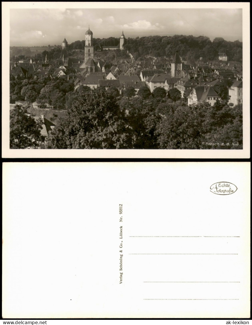 Ansichtskarte Biberach An Der Riß Panorama-Ansicht 1940 - Biberach