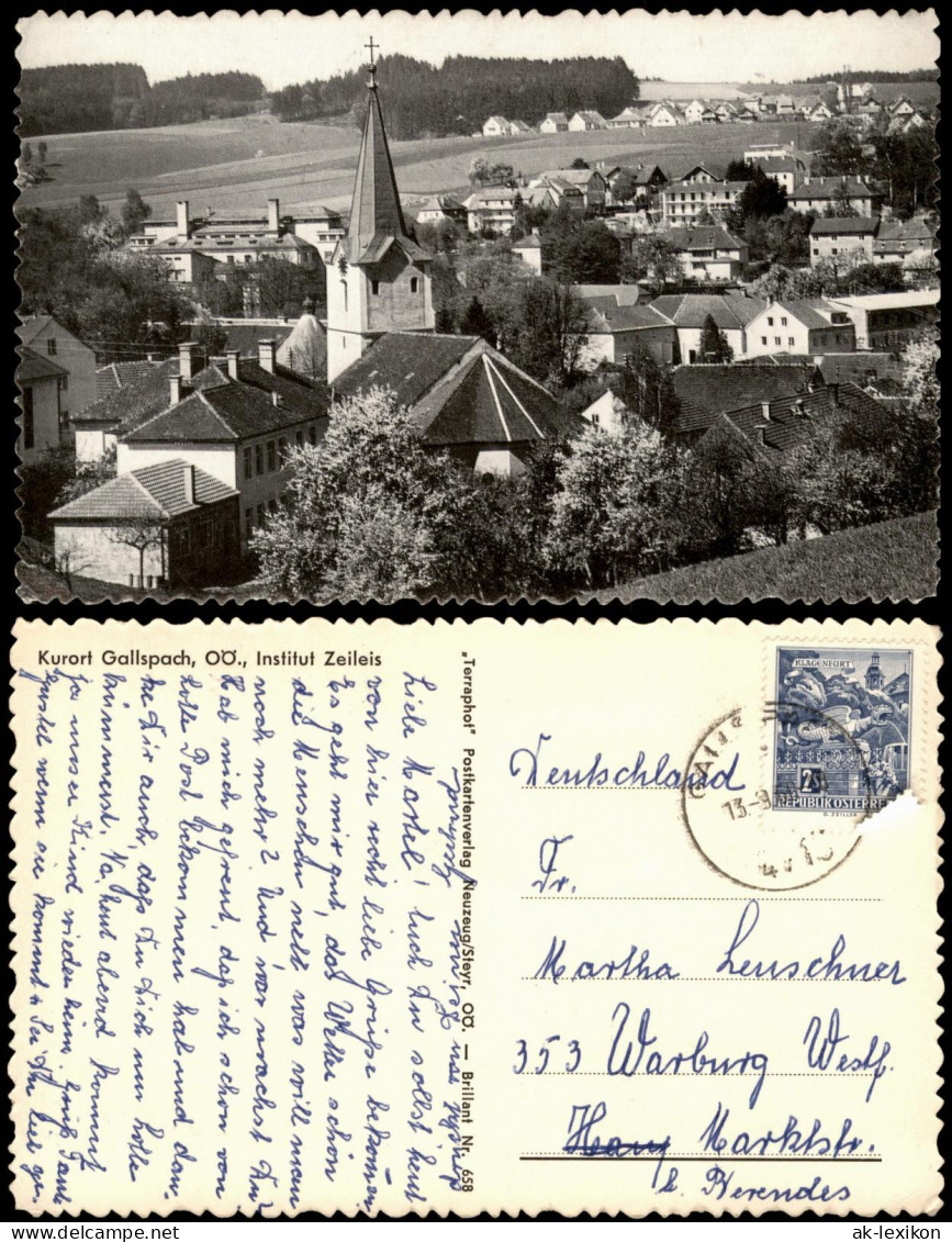 Ansichtskarte Gallspach Ortspanorama 1960 - Autres & Non Classés