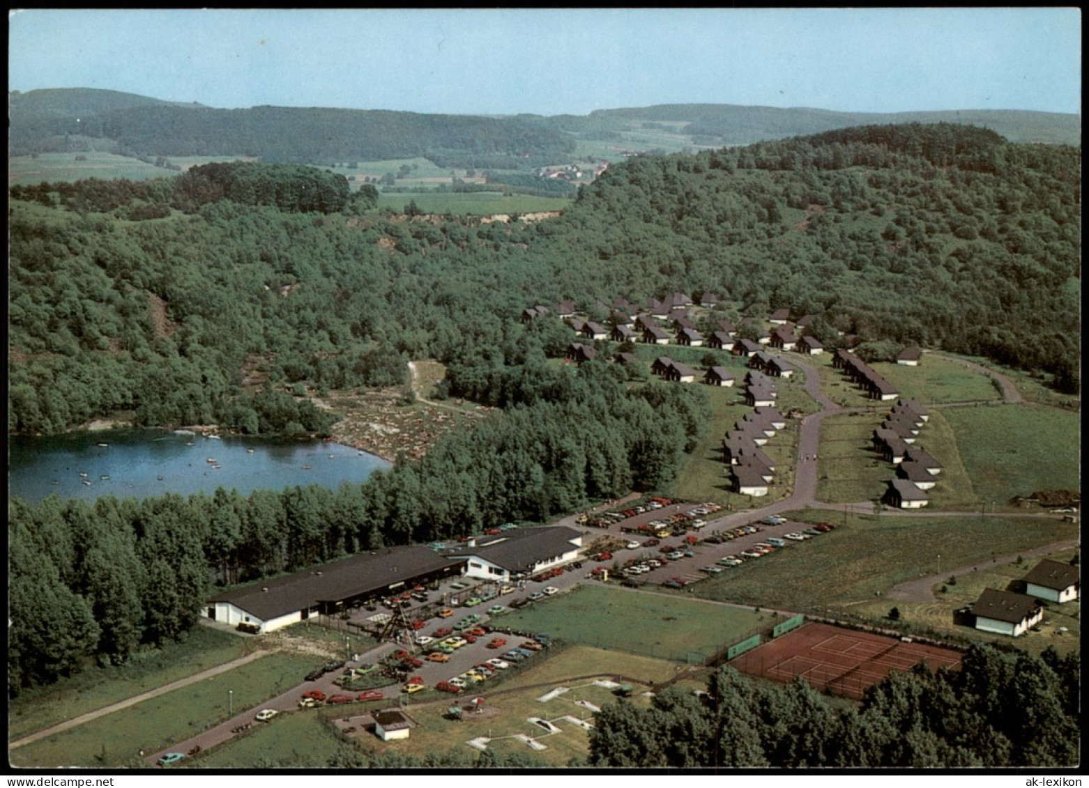 Ansichtskarte Frielendorf FERIENWOHNPARK AM SILBERSEE V. Flugzeug Aus 1986 - Other & Unclassified