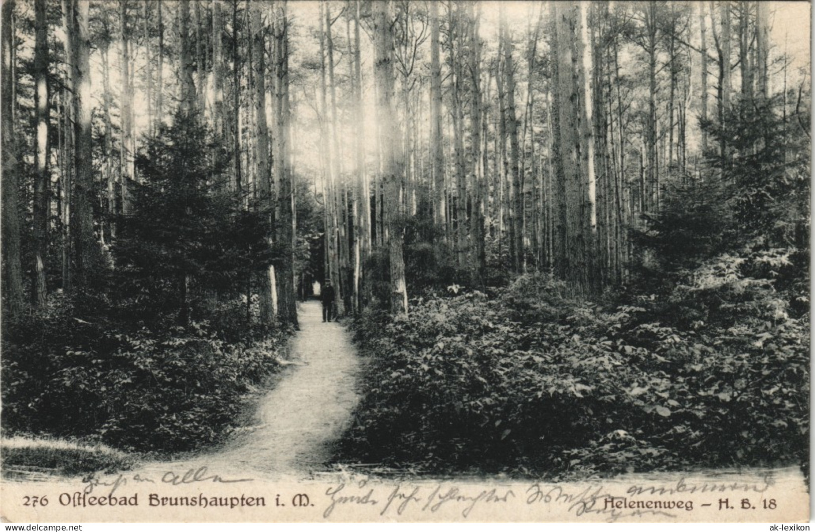 Ansichtskarte Brunshaupten-Kühlungsborn Partie Am Helenensee 1919 - Kühlungsborn