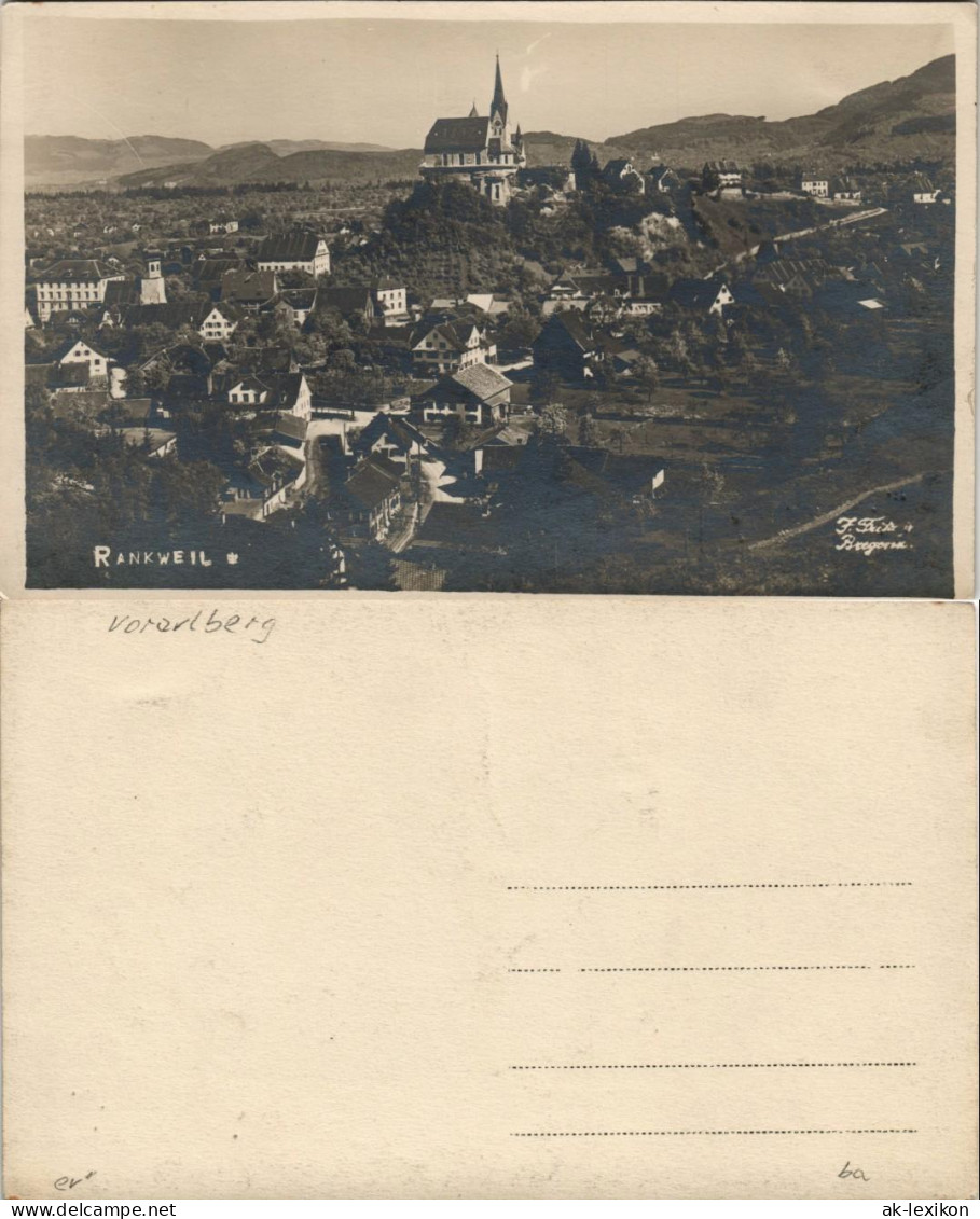 Ansichtskarte Rankweil (Vorarlberg) Stadtpartie 1930 - Andere & Zonder Classificatie