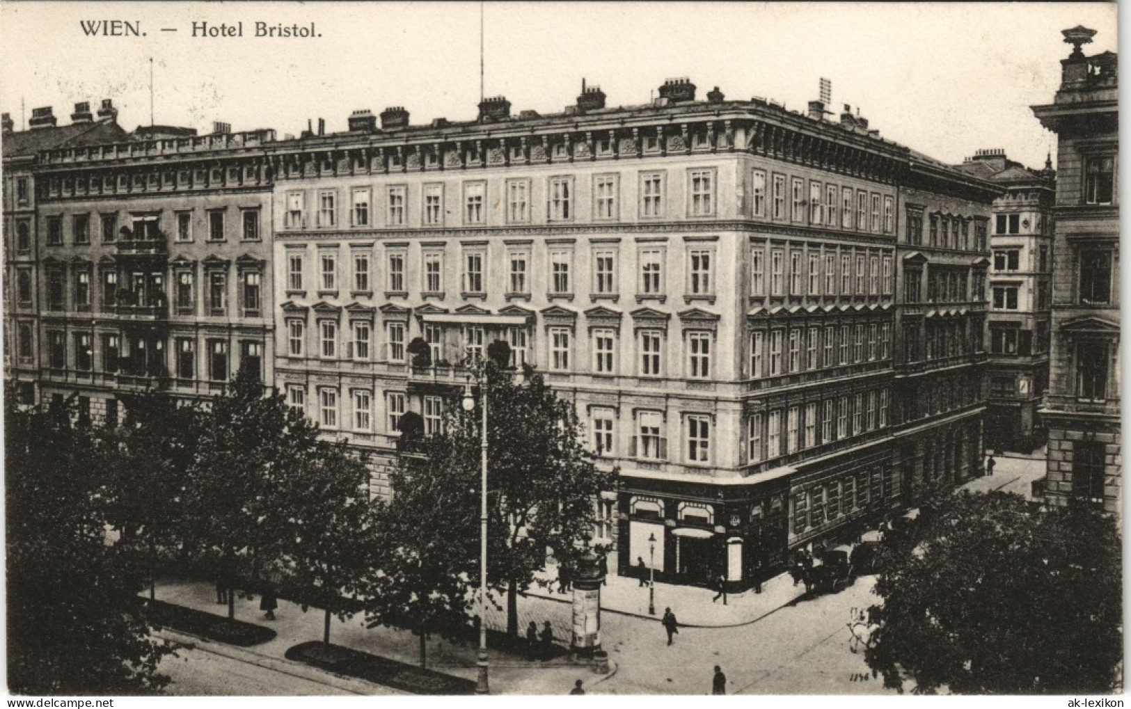 Ansichtskarte Wien Hotel-Bristol 1915 - Other & Unclassified