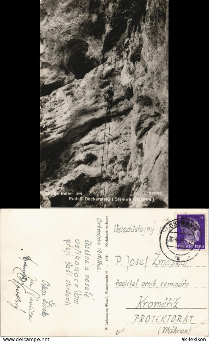 Weissenbach An Der Triesting Bergsteiger Große Keiter Rudolf Deckersteig 1943 - Other & Unclassified
