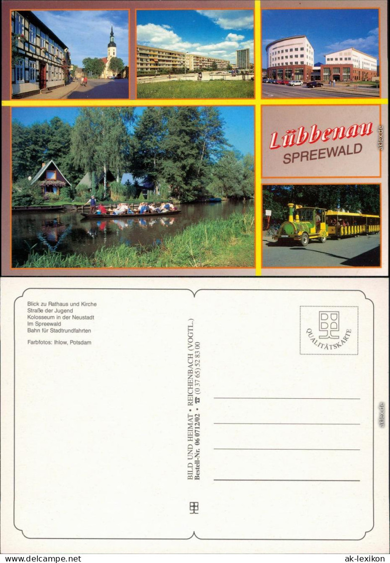 Lübbenau (Spreewald)   Straße Der Jugend, Kolosseum, Im Spreewald, Bahn 1995 - Luebbenau