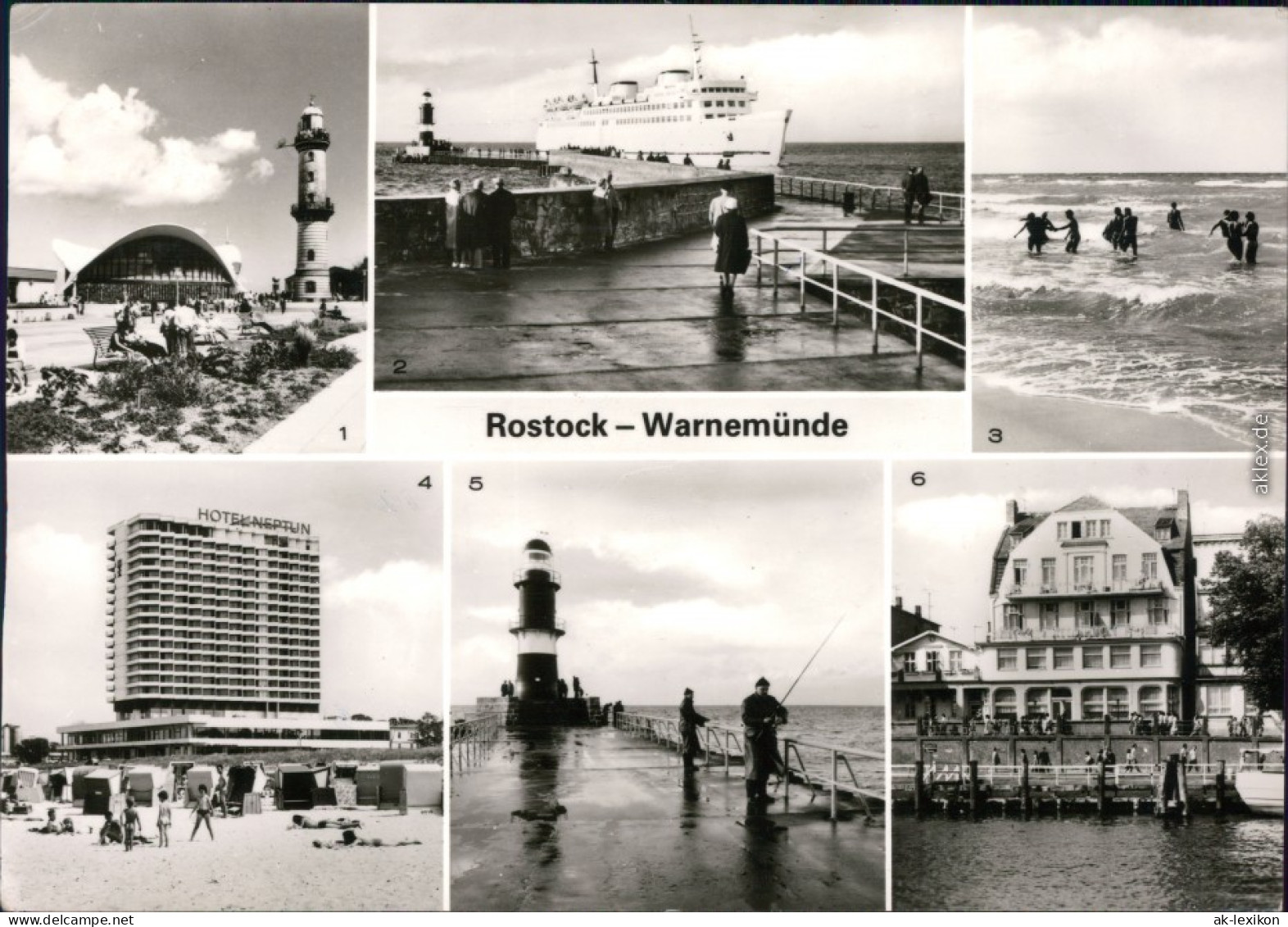 Warnemünde-Rostock Konsum-Gaststätte Teepot Mole, Café Und Bar Atlantic 1981 - Rostock
