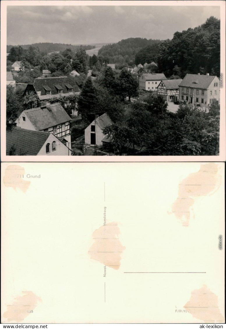 Ansichtskarte  Panorama-Ansicht über Das Dorf In Die Ferne 1960 - A Identificar