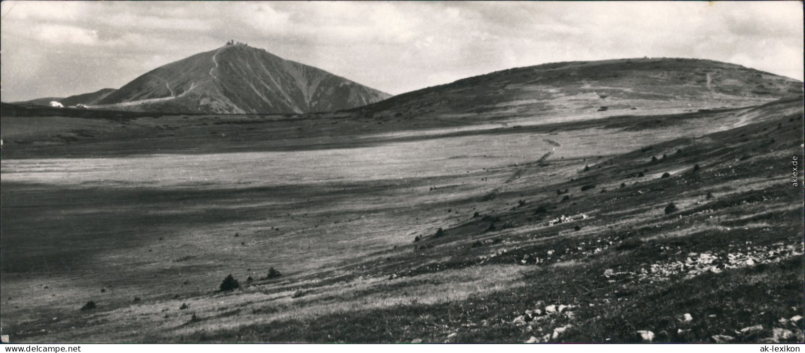 Krummhübel Karpacz Schneekoppe/Sněžka/Śnieżka - Panorama - Wiesen 1979 - Pologne