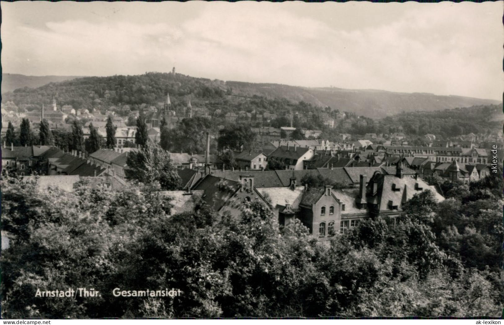 Ansichtskarte Arnstadt Panorama-Ansicht 1960 - Arnstadt