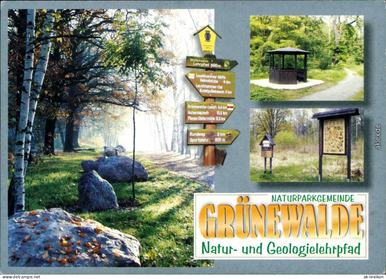 Grünewalde-Lauchhammer Naturpark: Natur- Und Geologielehrpfad 1990 - Lauchhammer