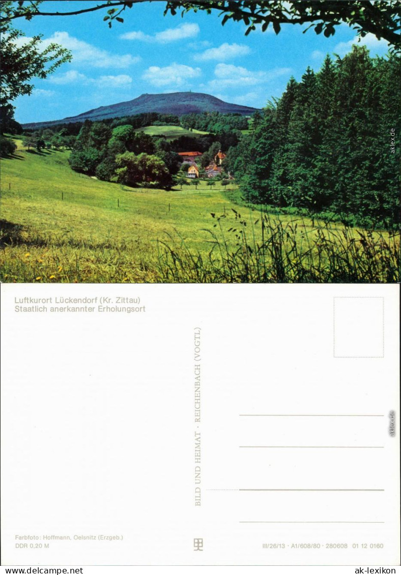 Ansichtskarte Lückendorf-Oybin Panorama-Ansicht Mit Fernblick 1980 - Oybin