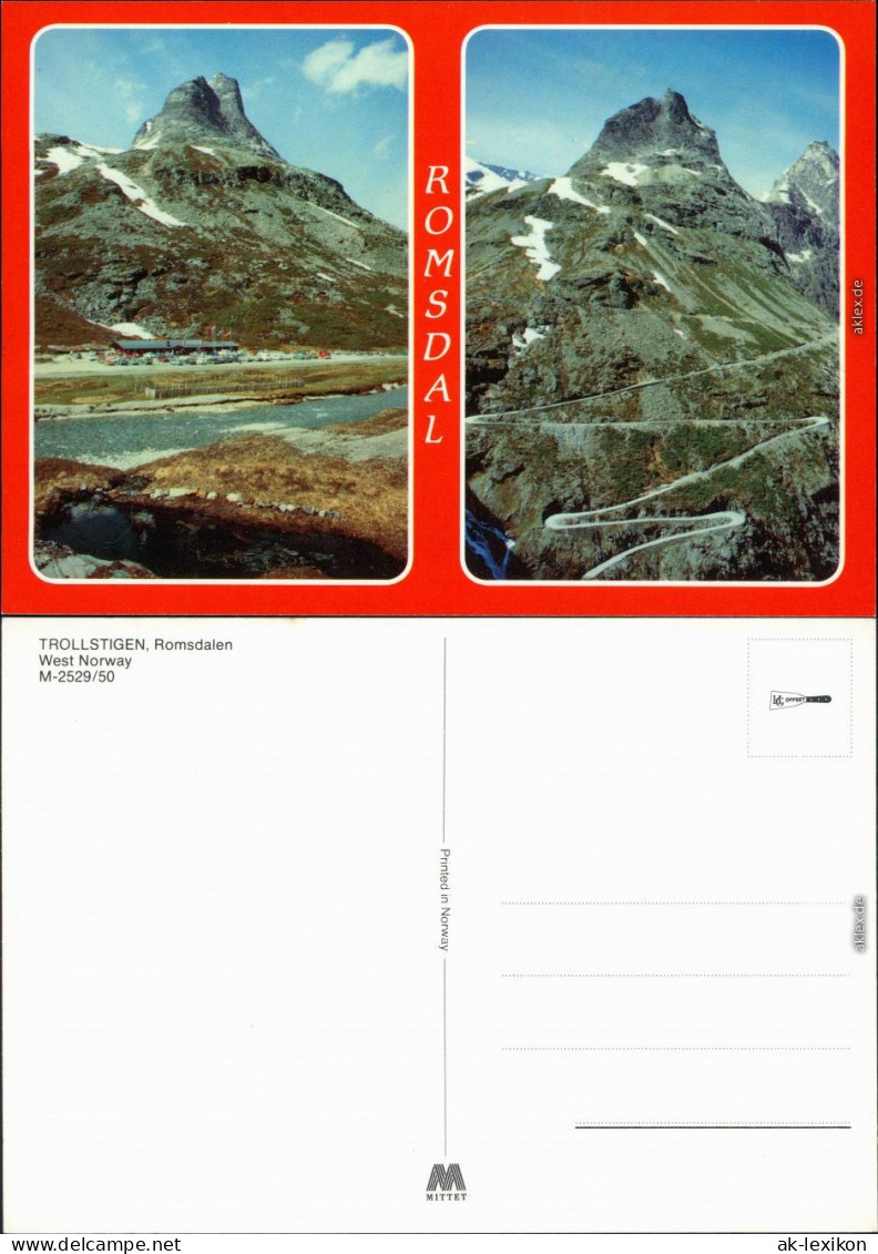 Ansichtskarte Andalsnes Åndalsnes Trollstigen - Romsdal 1988 - Norvège