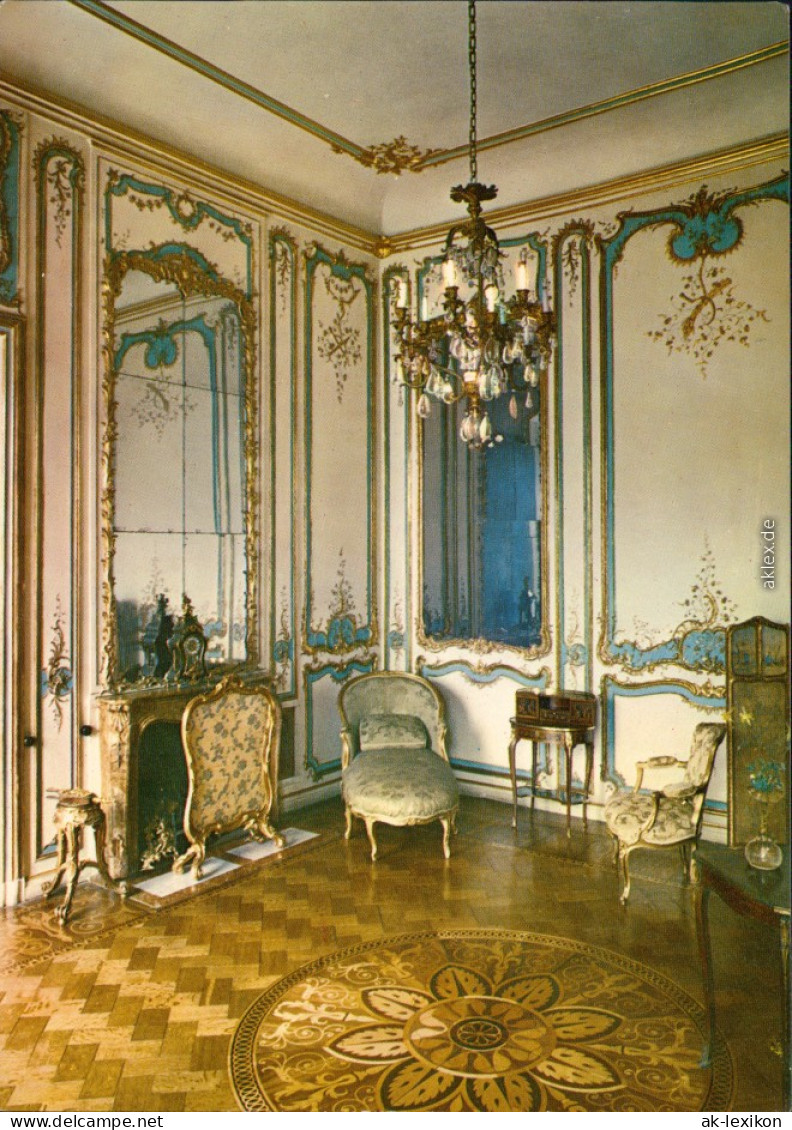 Ansichtskarte Łańcut Schloss Łańcut - Kabinett Zwierciadlany 1975 - Pologne