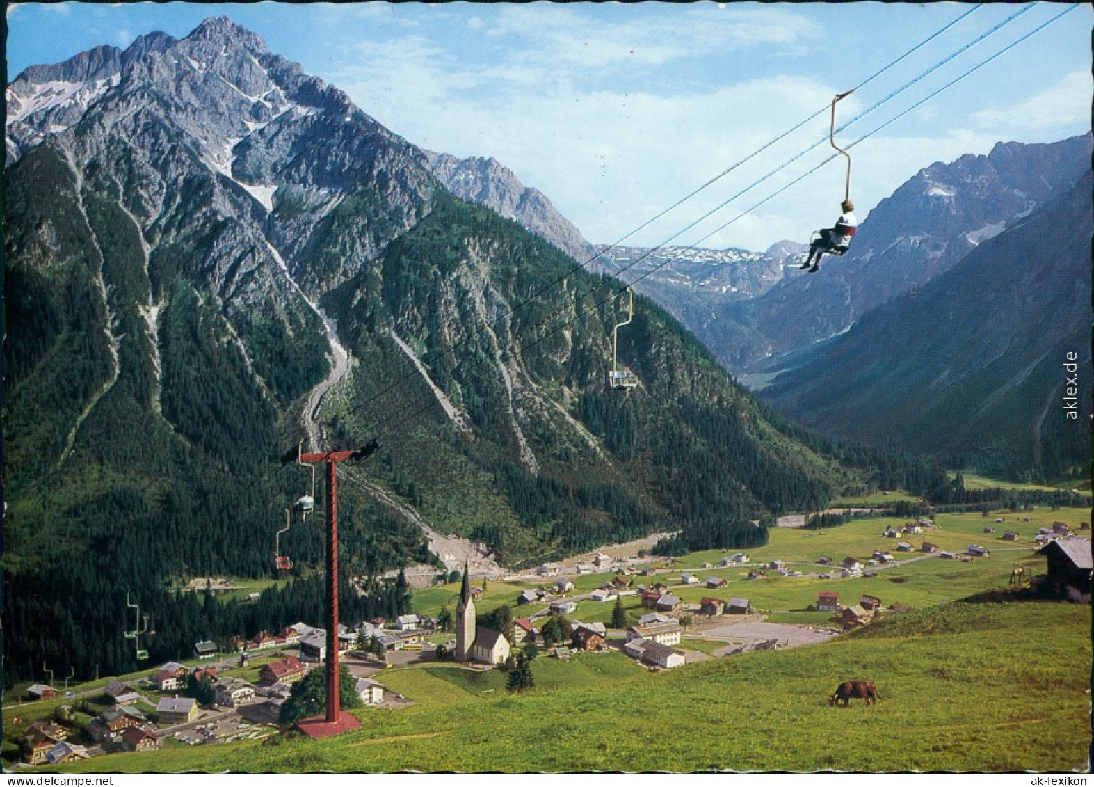 Ansichtskarte Mittelberg Panorama-Ansicht 1977 - Andere & Zonder Classificatie