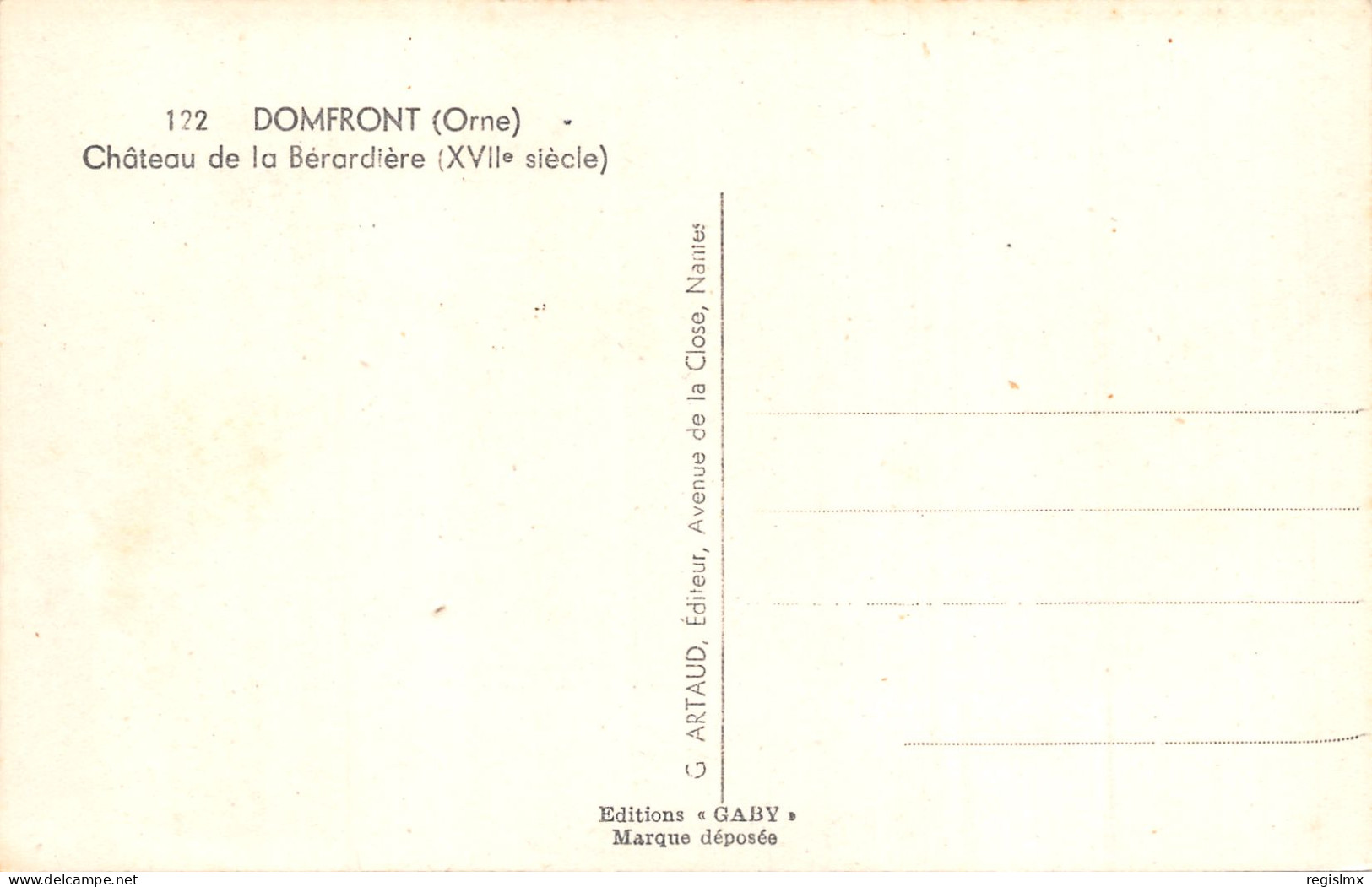 61-DOMFRONT-N°354-C/0125 - Domfront