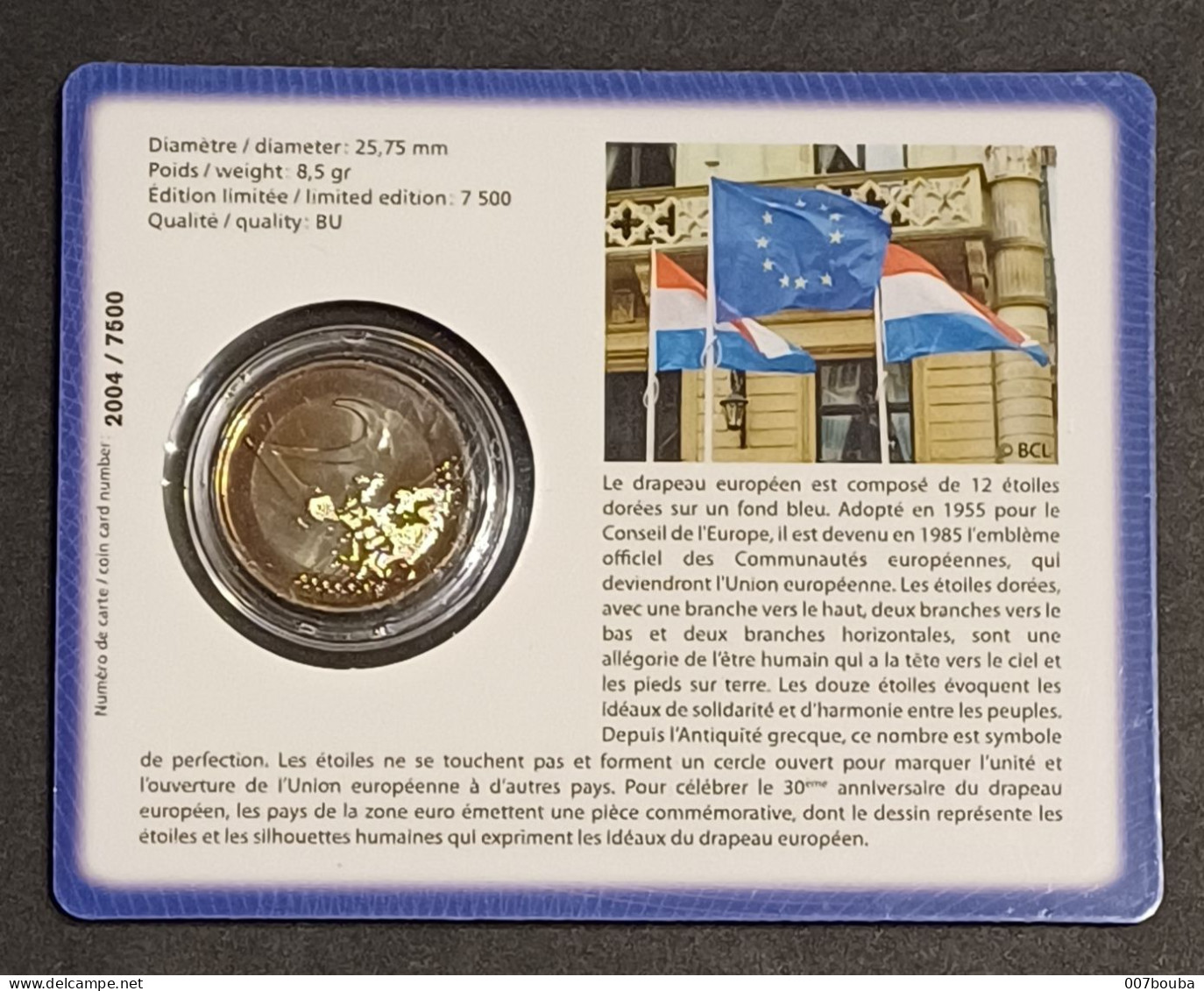 LUXEMBOURG / 2€  2015 / COINCARD _ 30e ANNIVERSAIRE DU DRAPEAU EUROPÉEN  / NEUVE SOUS BLISTER - Luxembourg