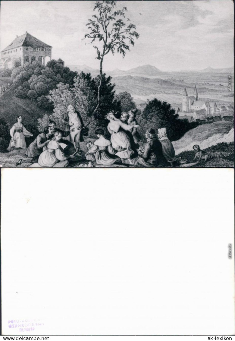 Ansichtskarte  Volkstrachten Um Ca. 1700 Jh. - Zeichnung 1966 - Non Classificati