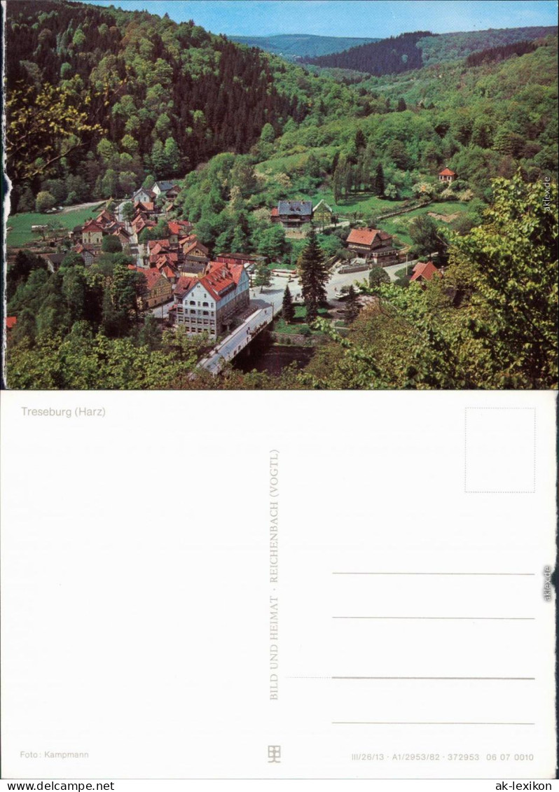 Ansichtskarte Treseburg Panorama-Ansicht 1982 - Sonstige & Ohne Zuordnung