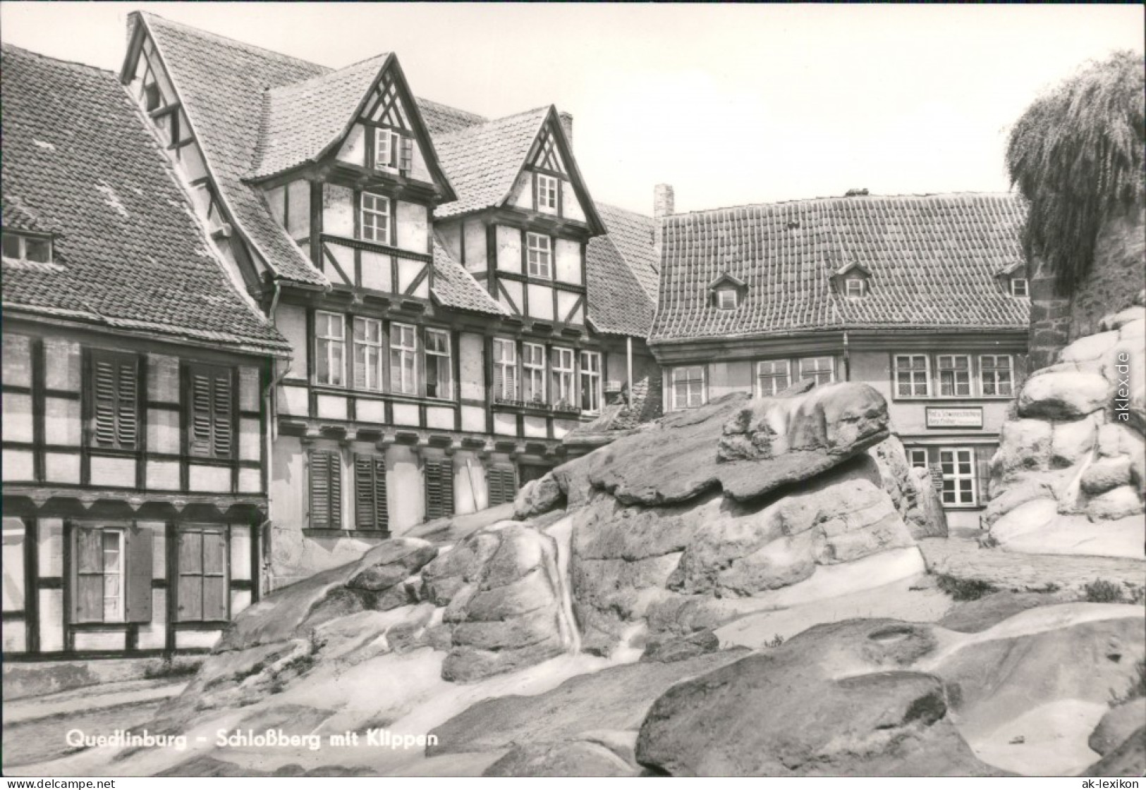 Ansichtskarte Quedlinburg Schloßberg Mit Klippen 1979 - Other & Unclassified