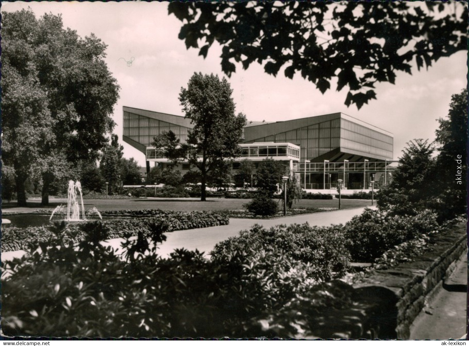 Ansichtskarte Essen (Ruhr) Grugapark - Kulturhalle 1961 - Essen