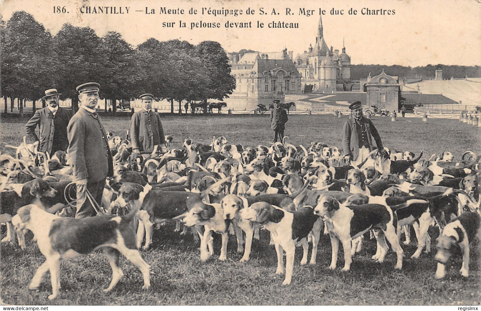 60-CHANTILLY-PROMENADE DE LA MEUTE-N°354-B/0299 - Chantilly