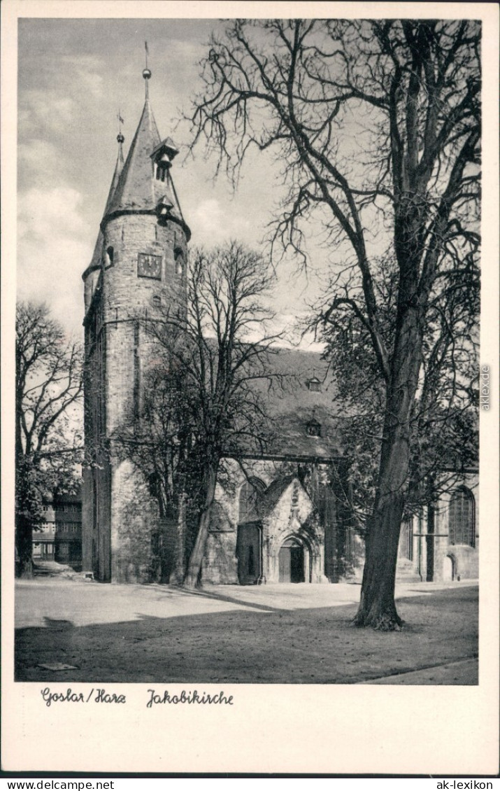 Ansichtskarte Goslar Jakobikirche 1939 - Goslar