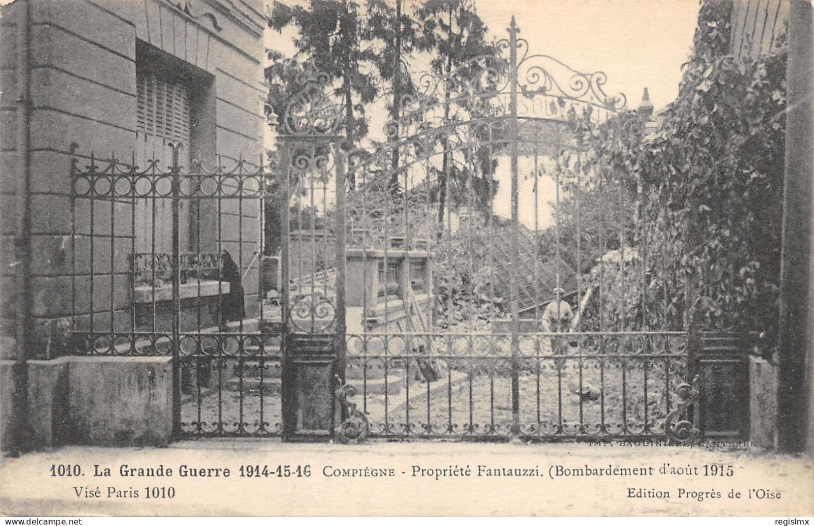 60-COMPIEGNE-DETRUITE-N°354-B/0253 - Compiegne