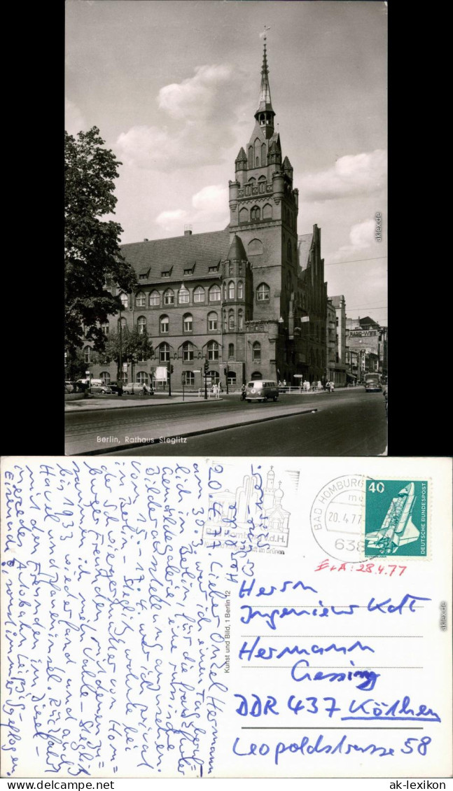 Ansichtskarte Steglitz-Berlin Rathaus 1977 - Steglitz