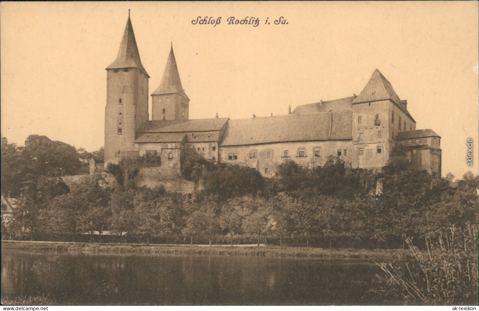 Ansichtskarte Rochlitz Schloss 1940 - Rochlitz