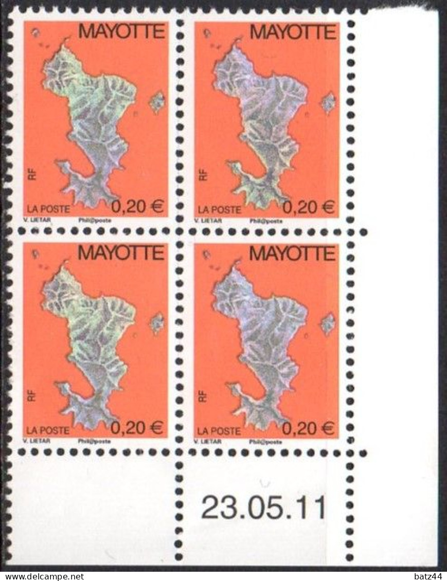 Mayotte Coin Daté YT 160 A Légende Phil@poste 23 05 2011 - Unused Stamps