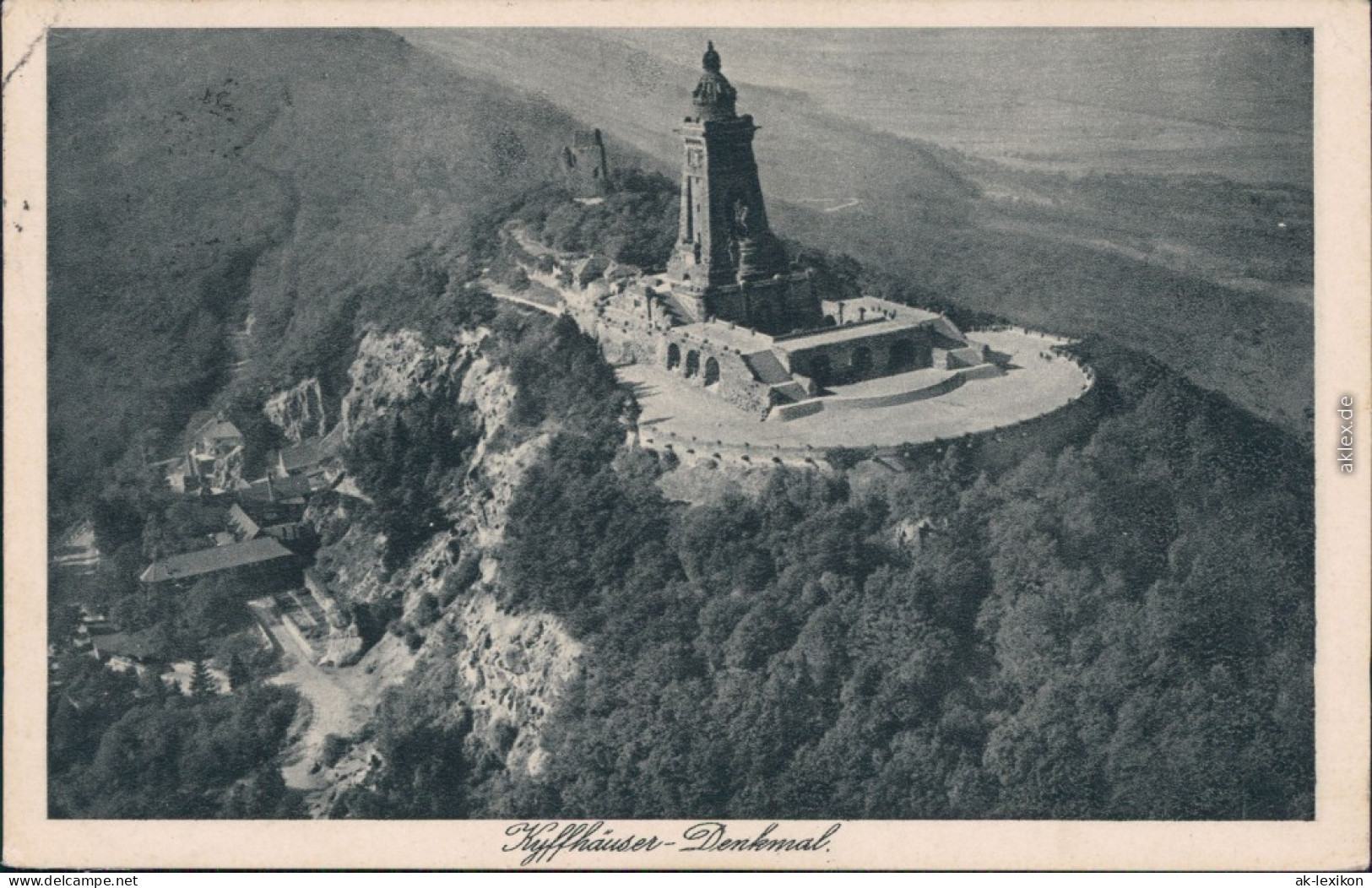 Kelbra (Kyffhäuser) Kaiser-Friedrich-Wilhelm/Barbarossa-Denkmal 1936 - Kyffhäuser