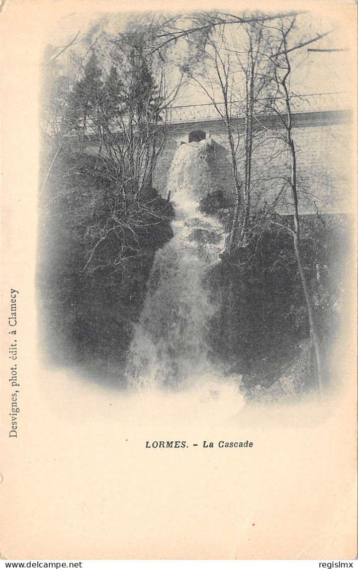 58-LORMES-LA CASCADE-N°354-B/0021 - Lormes