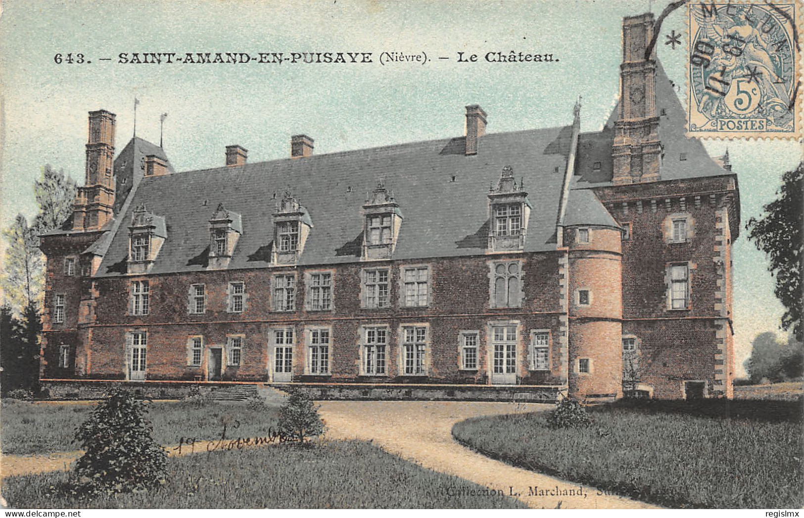 58-SAINT AMAND EN PUISAYE-LE CHÂTEAU-N°354-A/0363 - Saint-Amand-en-Puisaye