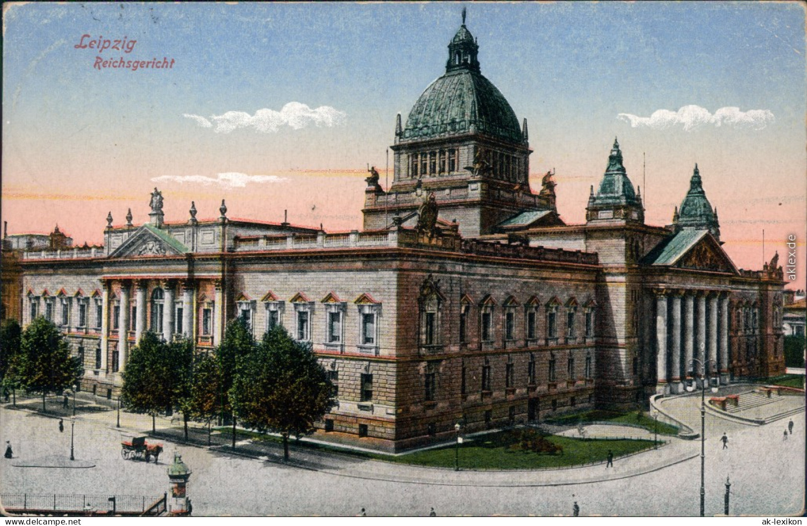 Ansichtskarte Leipzig Reichsgerichtsgebäude / Bundesverwaltungsgericht 1911 - Leipzig