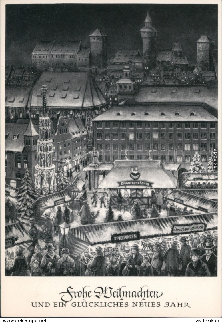  Glückwunsch - Weihnachten Und Neujahr: Nürnberger "Christkindles-Markt" 1980 - Nouvel An