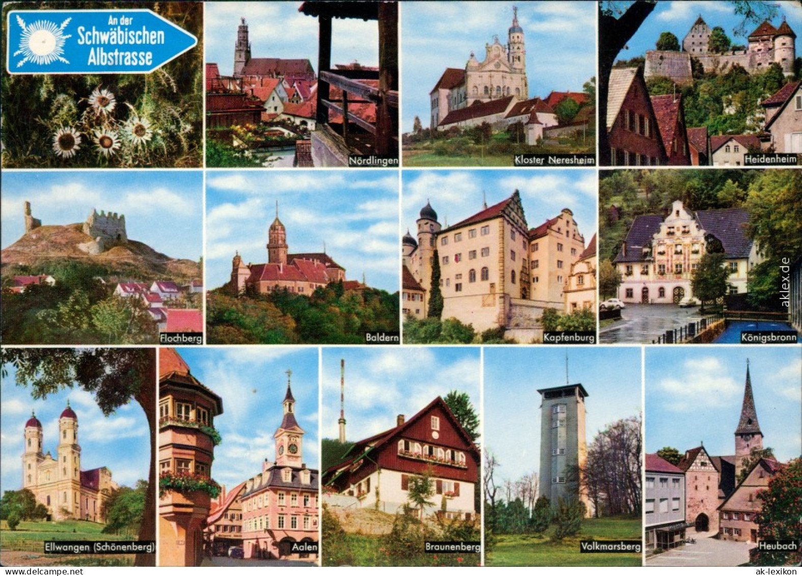 Ansichtskarte  Schwäbische Albstraße 1972 - Non Classificati