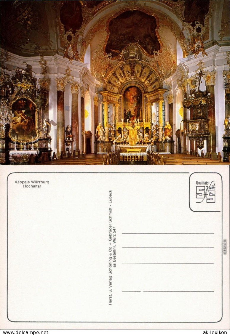 Würzburg Käppele - Wallfahrtskirche Mariä Heimsuchung - Hochaltar 1990 - Würzburg