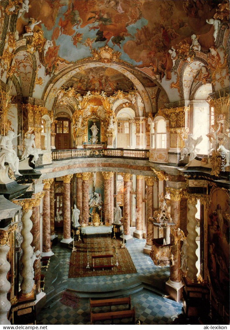 Ansichtskarte Würzburg Residenzschloß - Hofkirche 1990 - Wuerzburg