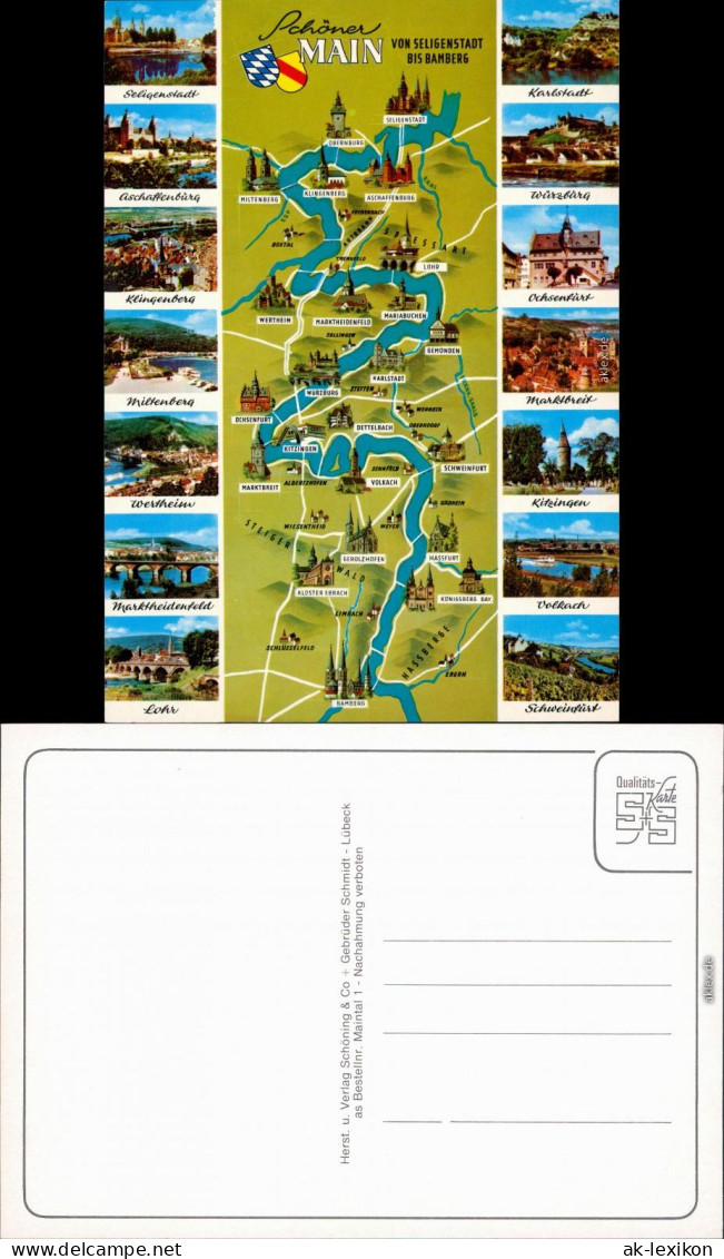 Ansichtskarte  Der Main: Von Seligenstadt Bis Bamberg 1990 - Unclassified