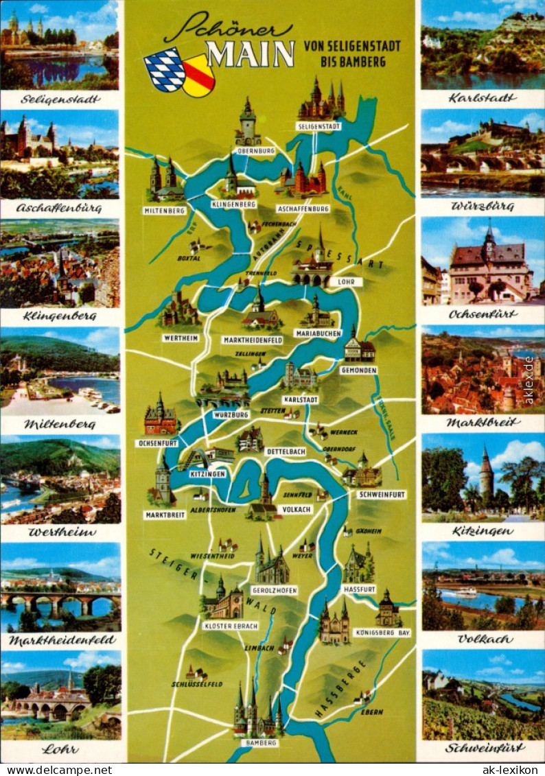 Ansichtskarte  Der Main: Von Seligenstadt Bis Bamberg 1990 - Non Classificati