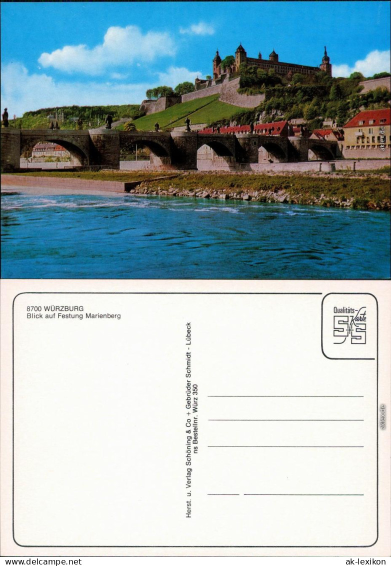 Ansichtskarte Würzburg Festung Marienberg 1995 - Würzburg
