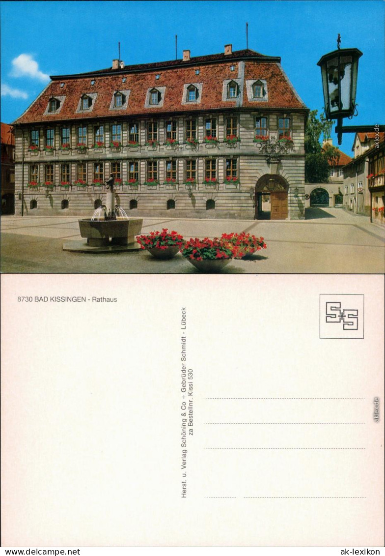 Ansichtskarte Bad Kissingen Rathaus 1985 - Bad Kissingen