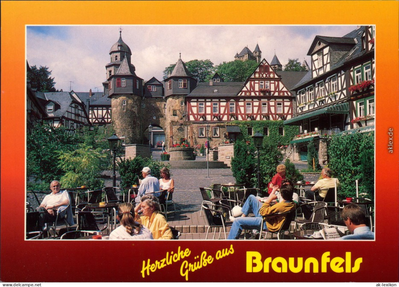 Ansichtskarte Braunfels (Lahn) Markt 1990 - Other & Unclassified