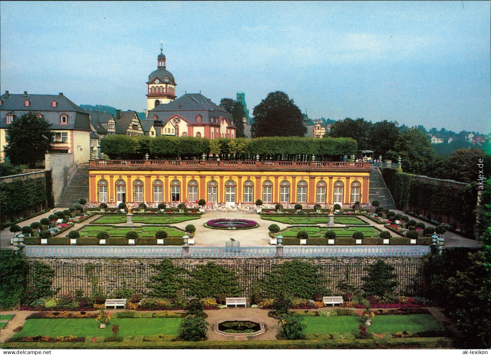 Ansichtskarte Weilburg (Lahn) Schloß - Untere Orangerie 1985 - Weilburg