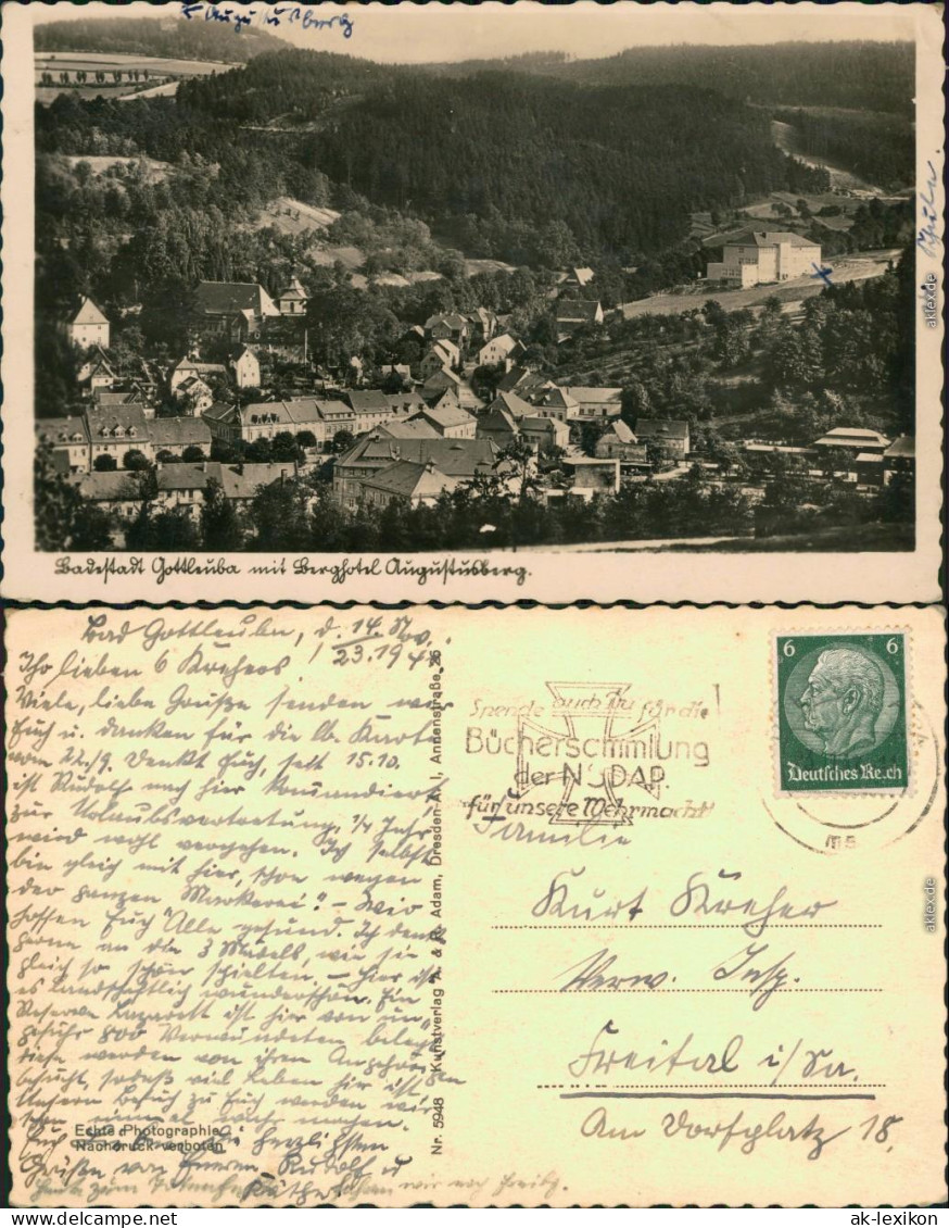 Ansichtskarte Bad Gottleuba-Berggießhübel Panorama-Ansicht 1941  - Bad Gottleuba-Berggiesshuebel