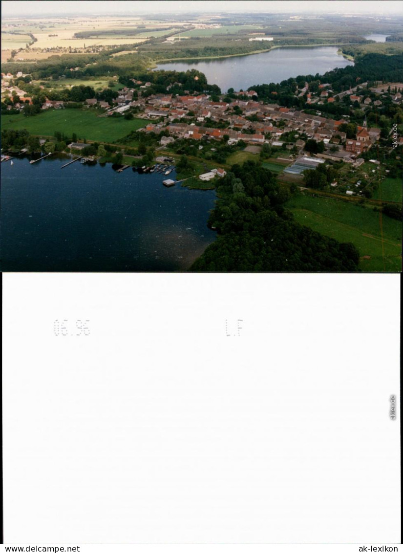 Foto Lindow (Mark) Luftbild 1996 Privatfoto 2 Seen - Lindow