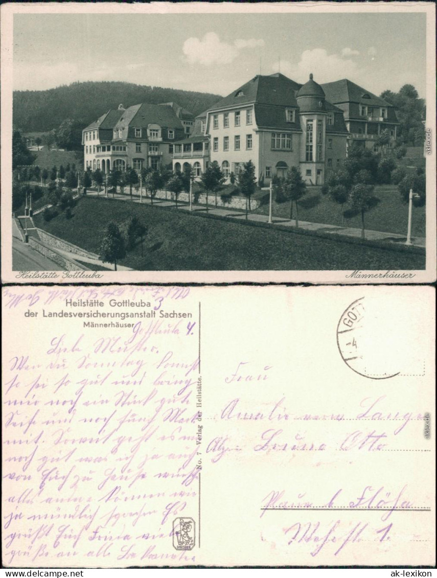 Berggießhübel-Bad Gottleuba-Berggießhübel Heilstätte - Männerhäuser 1928 - Bad Gottleuba-Berggiesshuebel