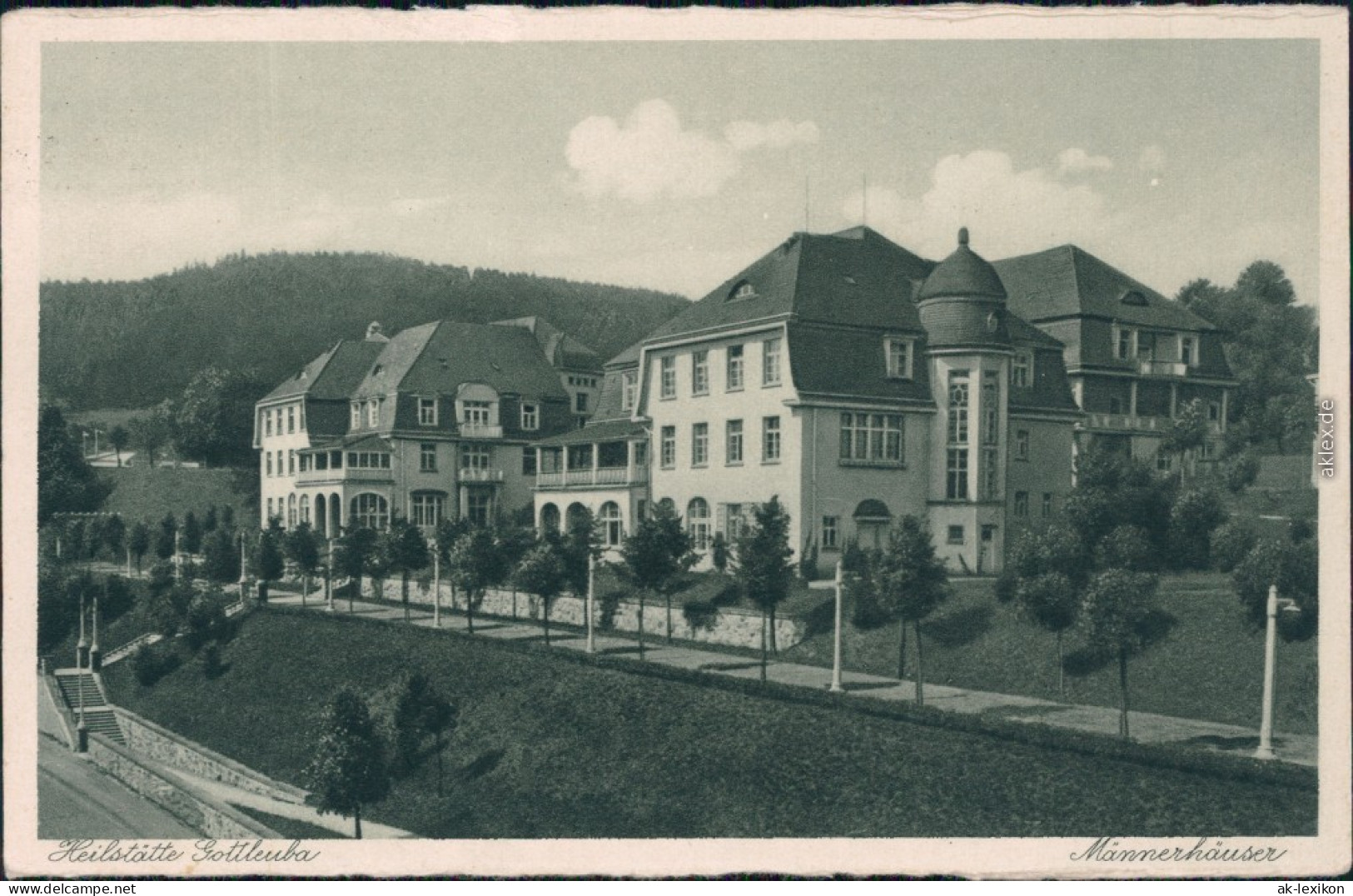 Berggießhübel-Bad Gottleuba-Berggießhübel Heilstätte - Männerhäuser 1928 - Bad Gottleuba-Berggiesshuebel
