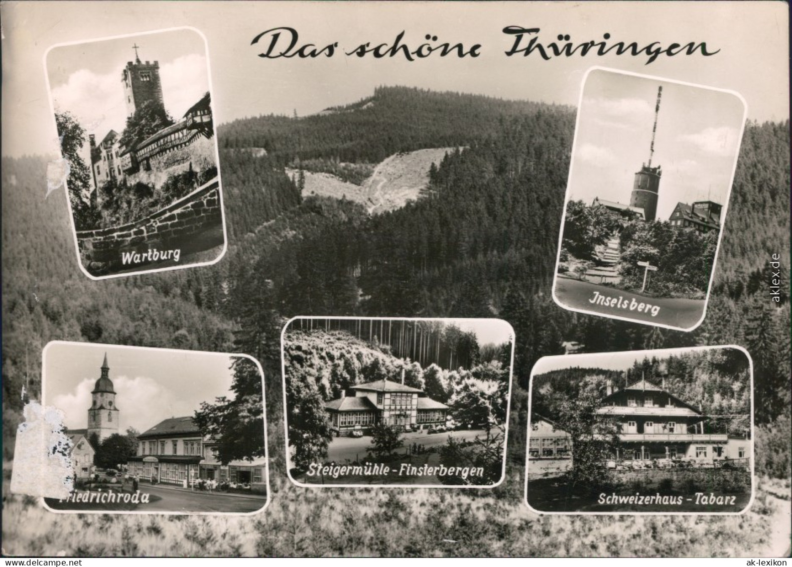 Inselberg, Friedrichroda, Steigermühle -Finsterbergen, Schweizerhaus G1968 - Other & Unclassified