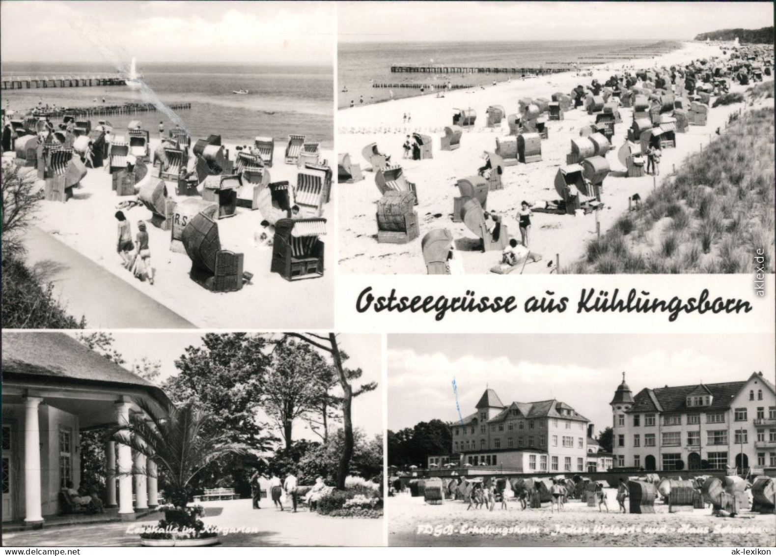 Kühlungsborn Strand, Lesehalle Im Kurgarten, FDGB-Erholungsheim 1969 - Kühlungsborn